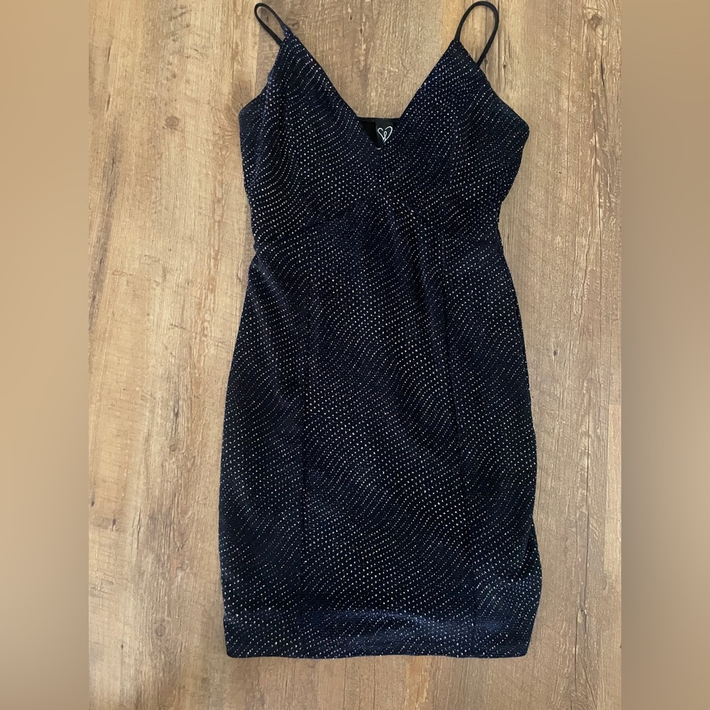 Windsor bodycon sparkly mini dress.